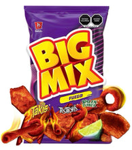 Load image into Gallery viewer, Barcel Big Mix Fuego Box with 5 bags papas snacks autenticas from Mexico