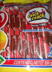 2 X Chaca-Chaca Rielitos Tamarindo De Frutas Sal Y Chile Tamarind Candy 20 Pc