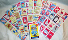 Load image into Gallery viewer, Mexican Baby Shower Loteria Bingo Board Game: 8 Boards + Set Of 60 Cards New