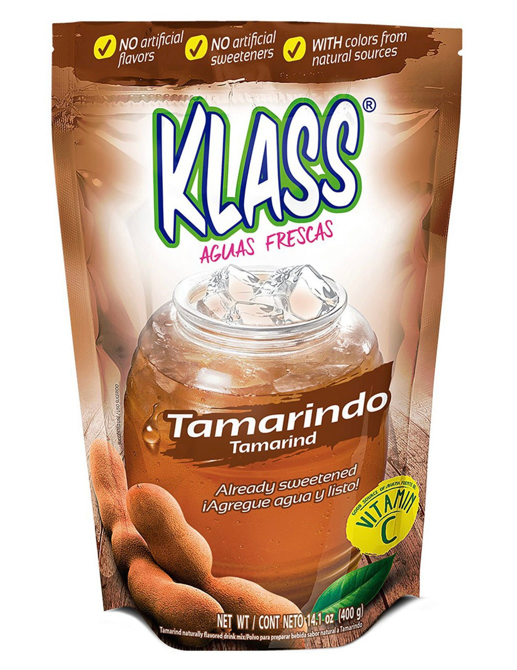 Klass Tamarindo | Tamarind | Aguas Frescas 14.1 OZ | Pack of 2