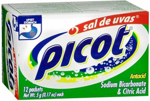 4 X Sal De Uvas Picot Effervescent Anti Acid Heartburn Upset Stomach Relief 48pc