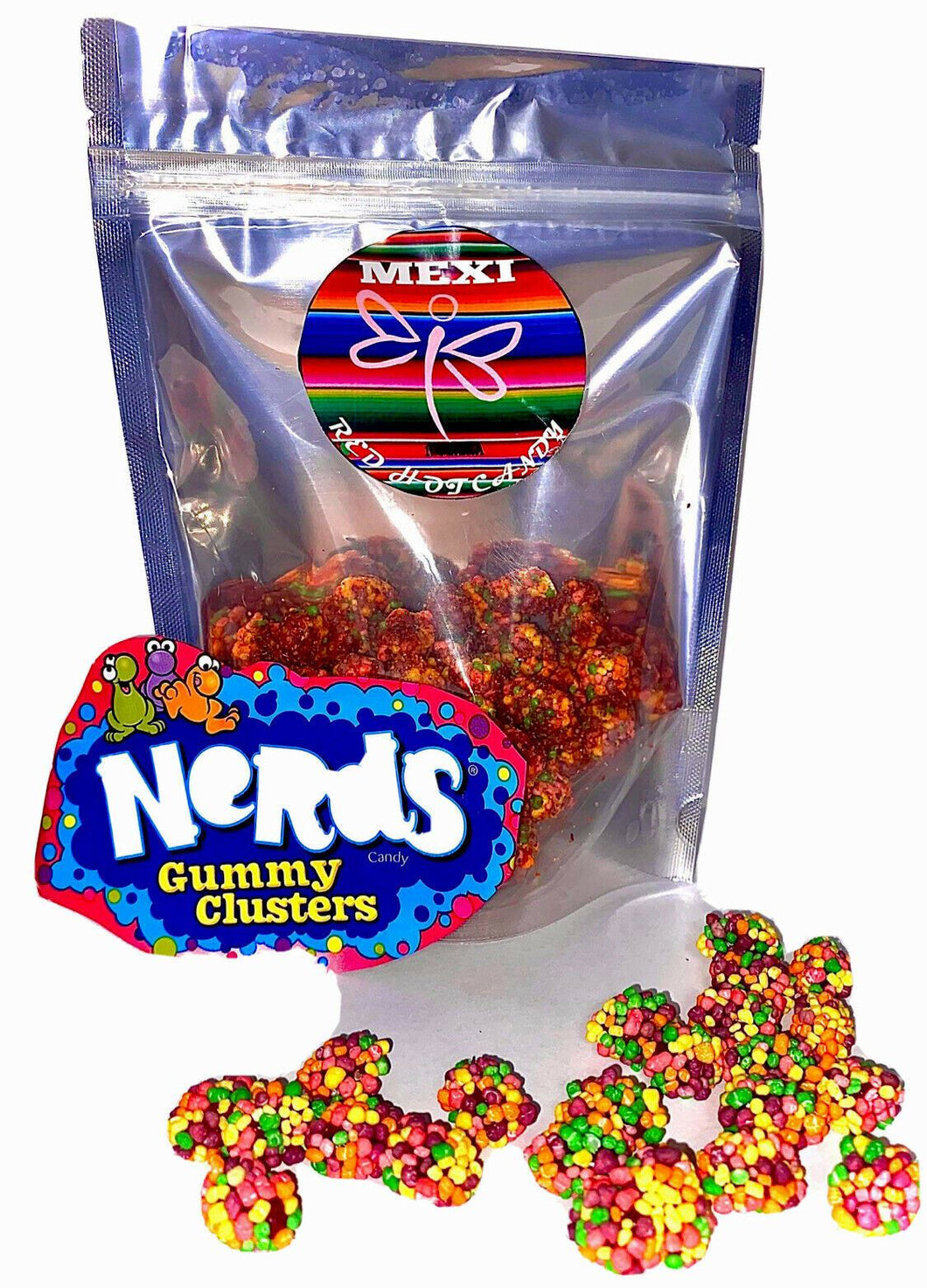 nerds spicy enchilados covered with mexican chile tajin miguelito 5oz