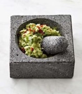 Square Molcajete Mortar & Pestle For Salsas & Spices From Mexico Handmade New