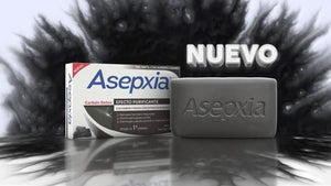 3 X Asepxia carbon efecto purificante Soap Bar 100g New Sealed