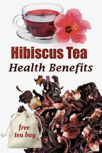 Flor De Jamaica Hibiscus Flowers Bulk Tea Tox 1 Lb free tea bag