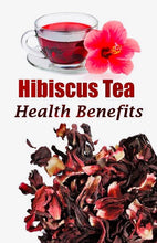 Load image into Gallery viewer, Flor De Jamaica Hibiscus Flowers Bulk Tea Tox 1 Lb free tea bag