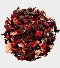 Load image into Gallery viewer, Flor De Jamaica Hibiscus Flowers Bulk Tea Tox 1 Lb free tea bag