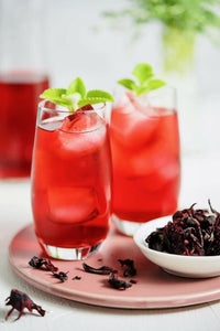 Flor De Jamaica Hibiscus Flowers Bulk Tea Tox 1 Lb free tea bag