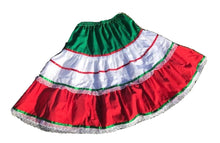 Load image into Gallery viewer, Girls &amp; Toddlers Tri-Color Suit Set For Mexico Folklorico 5 De Mayo Fiesta NWOT
