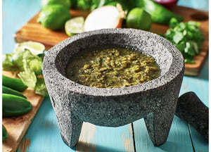 Molcajete Moderno mortar & Pestle For Salsas & Spices From Mexico Handmade New