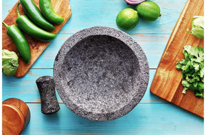 Molcajete Moderno mortar & Pestle For Salsas & Spices From Mexico Handmade New
