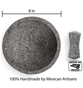 Molcajete Moderno mortar & Pestle For Salsas & Spices From Mexico Handmade New