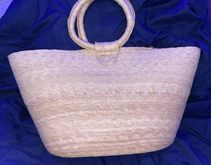 Mexican Straw Beach Tote Shopper Summer Bag Rhinestones Decor New D