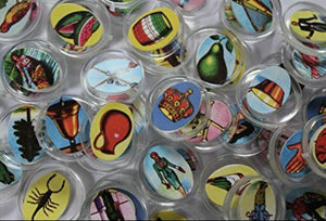 TOMBOLA Authentic Mexican Loteria Bingo Game HARD Plastic 1" Cards 54 Count