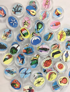 TOMBOLA Authentic Mexican Loteria Bingo Game HARD Plastic 1" Cards 54 Count