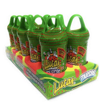 Load image into Gallery viewer, 2 X Lucas Muecas Pepino Pickle Flavored Lollipop W/Chili Powder Mexican Candy