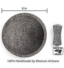 Load image into Gallery viewer, Molcajete With Lid Moderno mortar &amp; Pestle Salsas &amp; Spices Mexico Handmade New