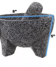 Load image into Gallery viewer, Molcajete With Lid Moderno mortar &amp; Pestle Salsas &amp; Spices Mexico Handmade New