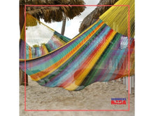 Load image into Gallery viewer, 14 Ft King Size Hammock Hamaca Mexico Handmade Threaded Patio Camping New