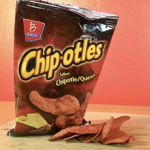 Barcel Chipotle Queso 62g Box with 5 bags papas snacks autenticas from Mexico