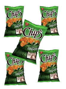 Barcel Chips Jalapeño 62g Box with 5 bags papas snack Mexican Chips