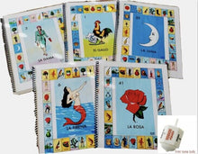Load image into Gallery viewer, Book Spiral 40 Boards Loteria Bingo Free Toma Todo Mexican Toy Family Game New