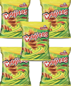 Sabritas CRUJITOS 40g (Box with 5 bags) papas snacks  autenticas from Mexico