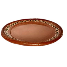 Load image into Gallery viewer, 4 X Plates Plato De Barro Round 10” Mexican Floral Traditional Handmade Painted
