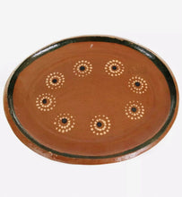 Load image into Gallery viewer, 4 X Plates Plato De Barro Round 10” Mexican Floral Traditional Handmade Painted
