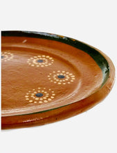 Load image into Gallery viewer, 4 X Plates Plato De Barro Round 10” Mexican Floral Traditional Handmade Painted