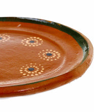 Load image into Gallery viewer, 4 X Plates Plato De Barro Round 10” Mexican Floral Traditional Handmade Painted