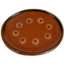 Load image into Gallery viewer, 4 X Plates Plato De Barro Round 10” Mexican Floral Traditional Handmade Painted