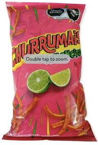 Sabritas Churrumais con Limoncito Box W/3 bags papas snack Mexican Chips