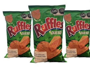 Sabritas Ruffles Queso BIG 120g 3 Pack papas snack Mexican chips