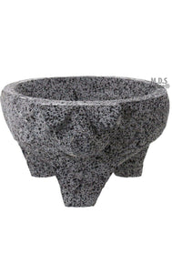 PIG Molcajete Mortar & Pestle For Salsas & Spices From Mexico Handmade New