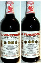 Load image into Gallery viewer, 2 X La Vencedora Pure Mexican Vanilla Extract Glass Bottles 31oz Ea From Mexico