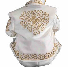 Load image into Gallery viewer, Beige Gold Boys Toddlers Mariachi Folkloric Suit Set Mexico Fiesta Dance Costume