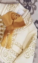 Load image into Gallery viewer, Beige Gold Girls &amp; Toddlers Mariachi Charro Outfit Mexico Folklorico Fiesta New