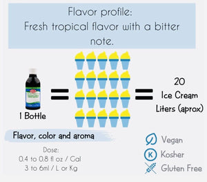 piña pineapple DEIMAN SABOR FLAVOR COLOR AROMA artificial CONCENTRATE 4.1 oz
