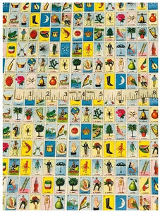 3 X MINI Authentic Mexican Loteria Bingo Chalupa Game Poster Make Boards