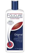 Load image into Gallery viewer, 2 x folicure shampoo original control caida biotina crecimiento 700ml each