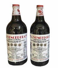 Load image into Gallery viewer, 2 X La Vencedora Mexican Vanilla Pura Glass Bottles 31oz Ea. From Mexico
