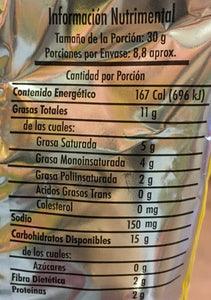 Sabritas FRITOS SAL Y LIMON 70g (Box with 5 bags) Mexican Chips