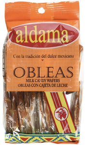 3 x Aldama con cajeta de leche Mexican milk candy wafers 20 Mini pcs sealed