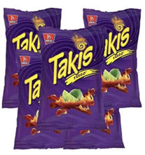 Load image into Gallery viewer, Barcel Takis Fuego 56g Box with 5 bags papas snack authentic from Mexico