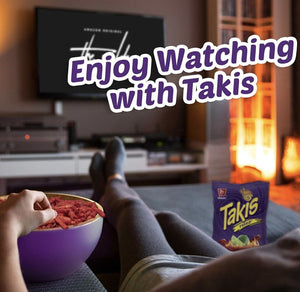 Barcel Takis Fuego 56g Box with 5 bags papas snack authentic from Mexico