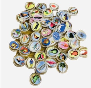 Loteria Bingo Chips In Vitrolero Free Toma Todo Mexican Toy Family Game New
