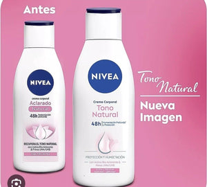 nivea crema ACLARADORA Brightening dark spots & wrinkles UVA UVB 400ml