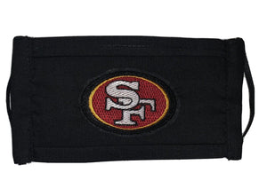 san francisco sports face mask embroidered washable cubre bocas adult one size