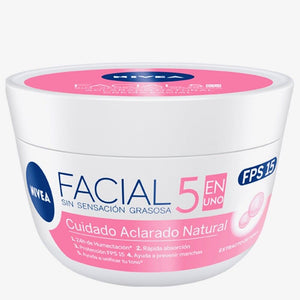 nivea crema facial ACLARADORA natural Brightening FPS 15 400g
